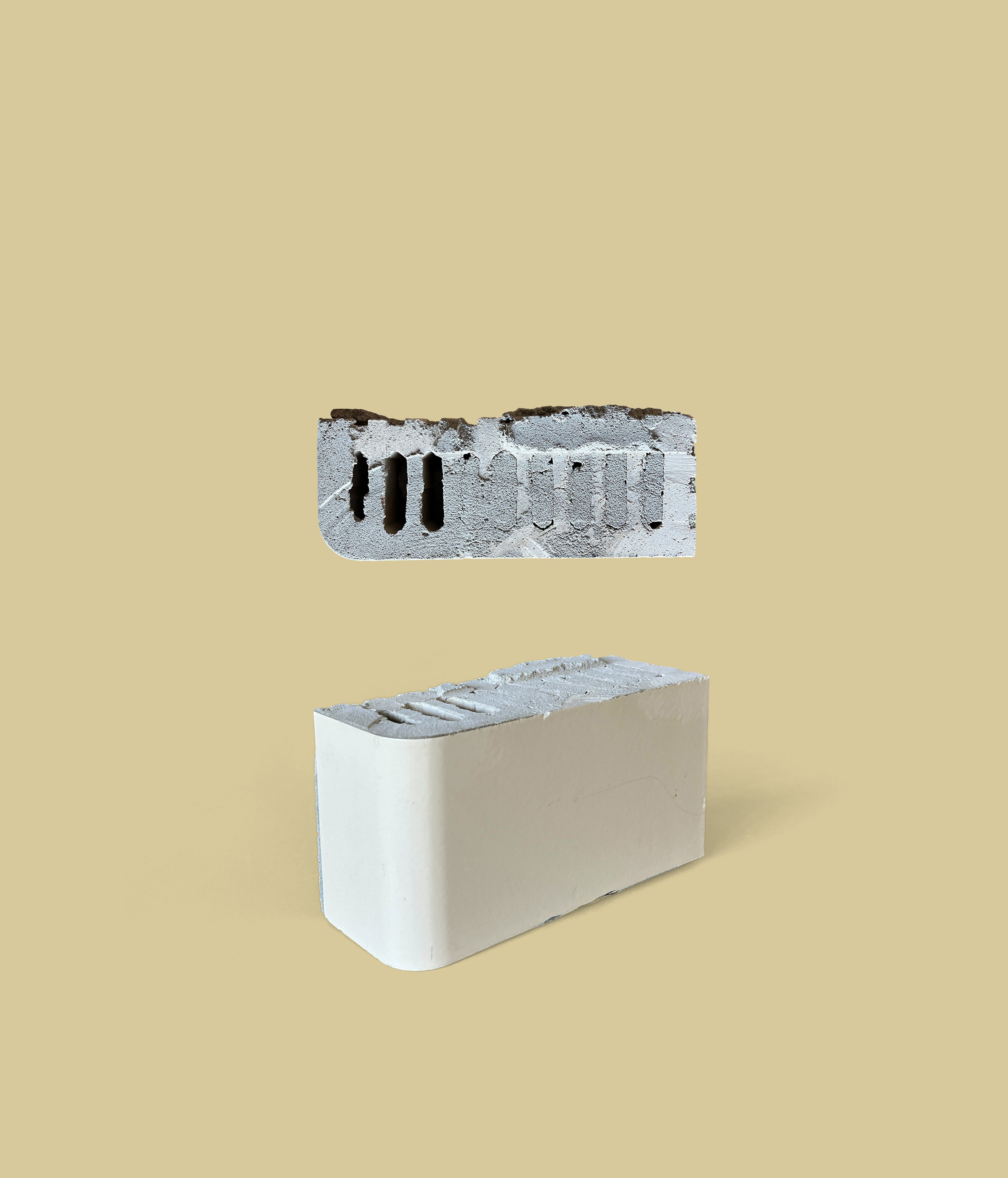 1954 Glazed Ceramic Blocks from Hunter Brookdale School of Nursing