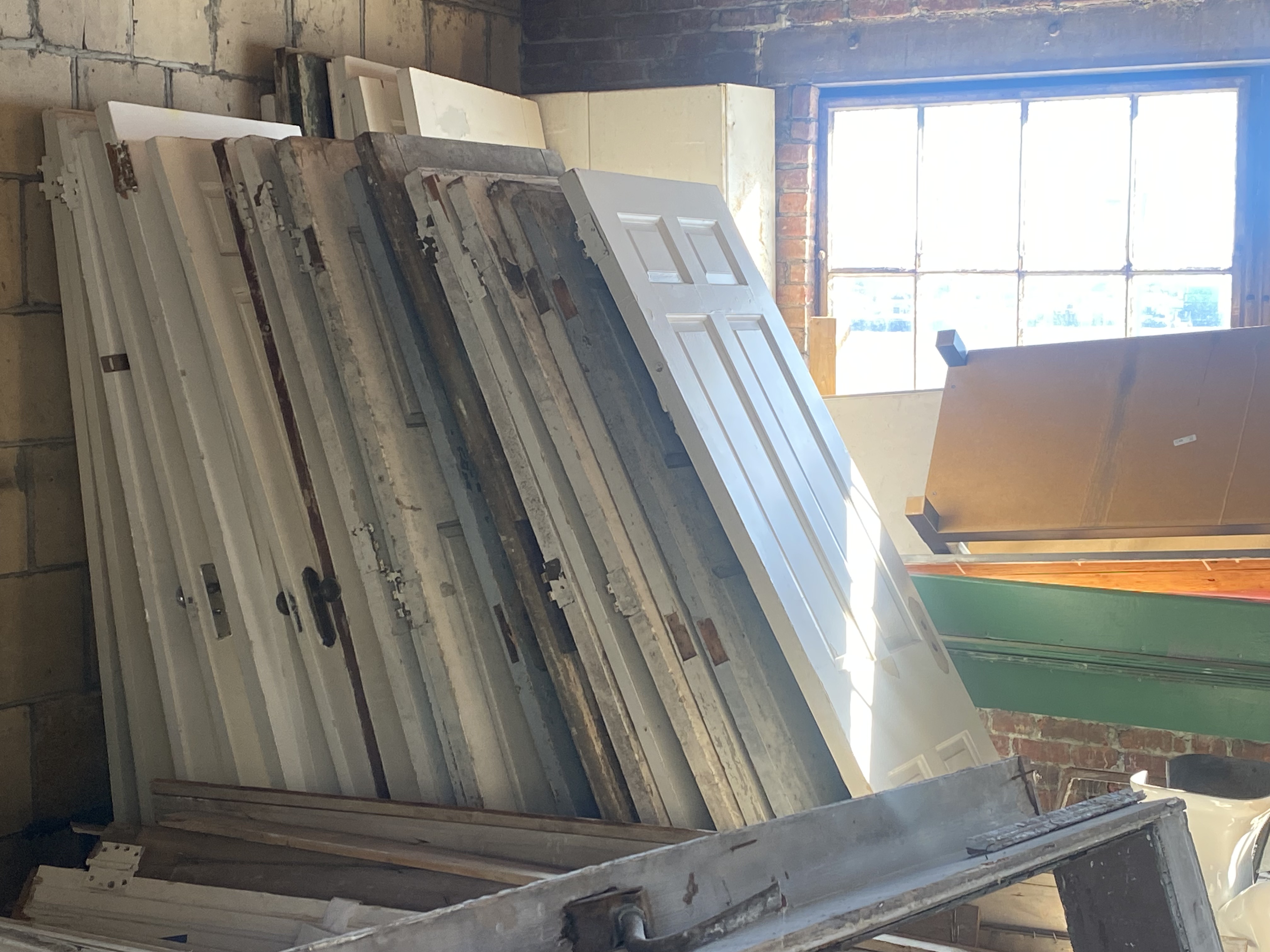 Historic Doors from Officer's Housing on Governors Island (1902)