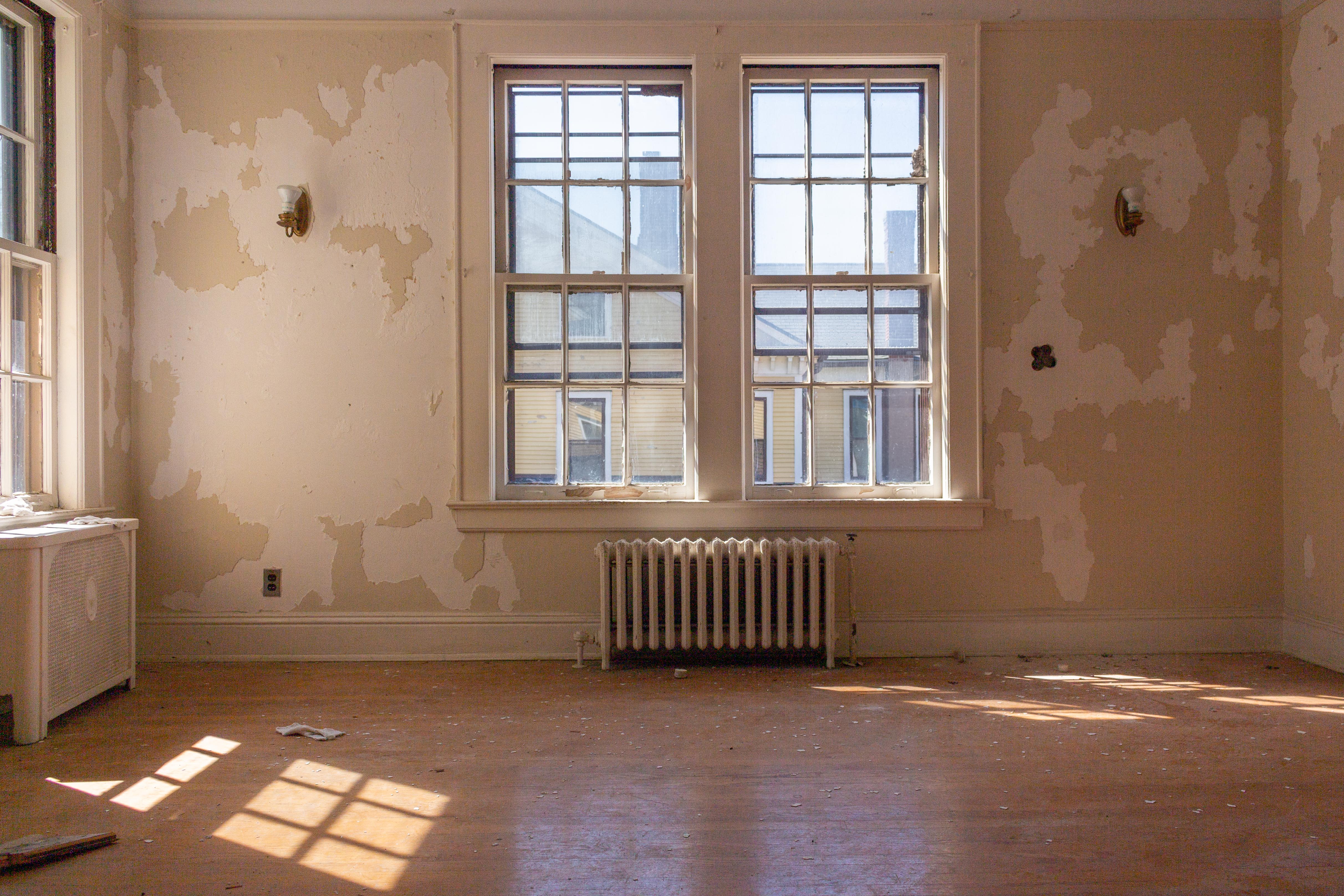 Windows salvaged from Officer's Housing on Governors Island (1902)