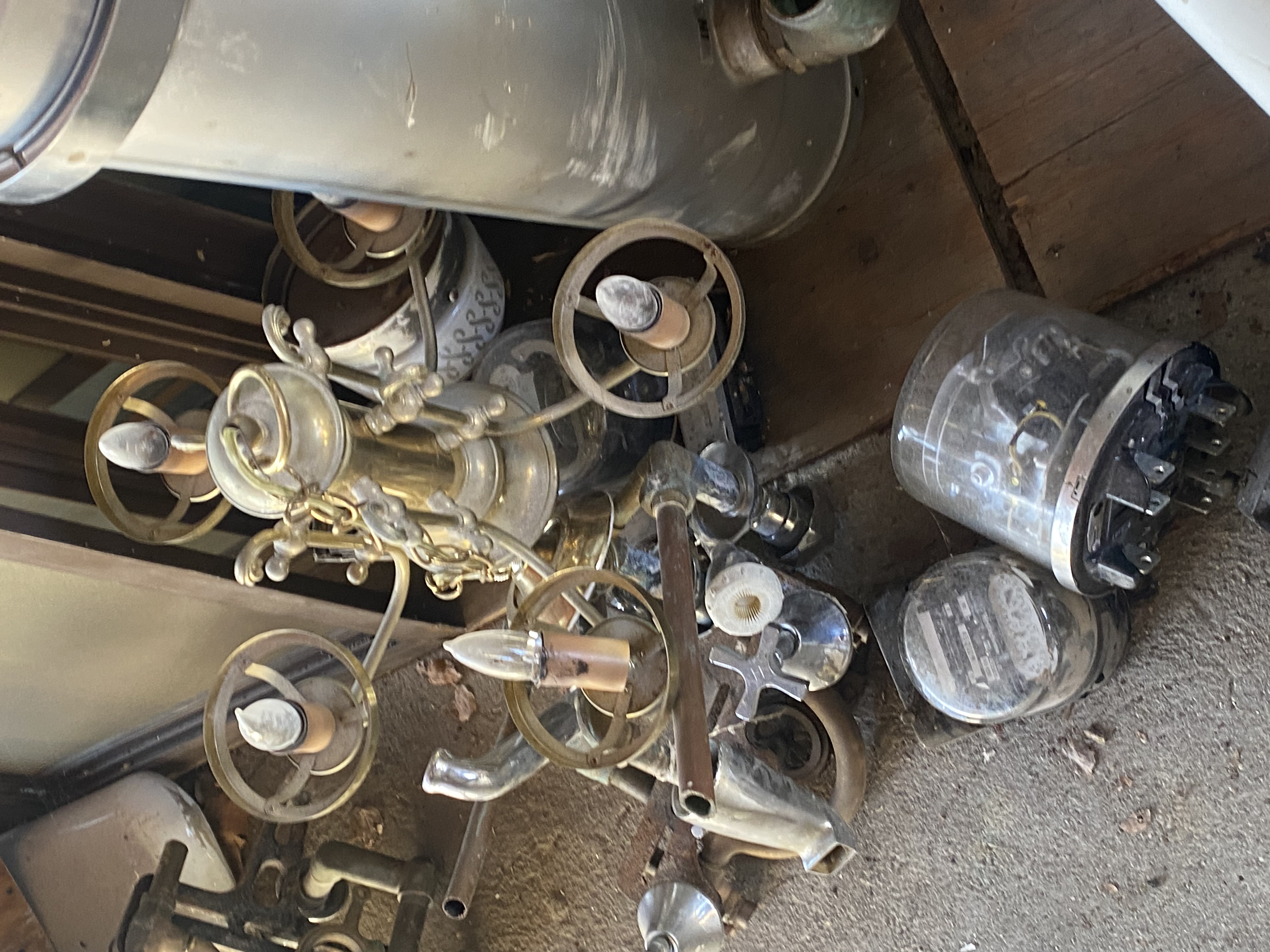 Lighting Fixtures from Officer's Housing on Governors Island (1902)