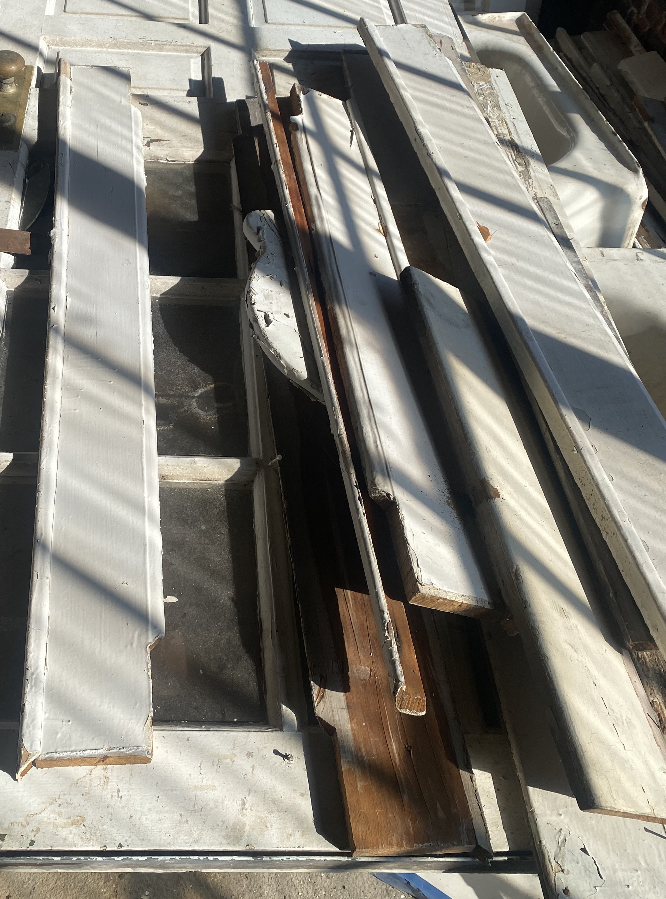 Salvaged Wood Trim from Officer's Housing on Governors Island (1902)