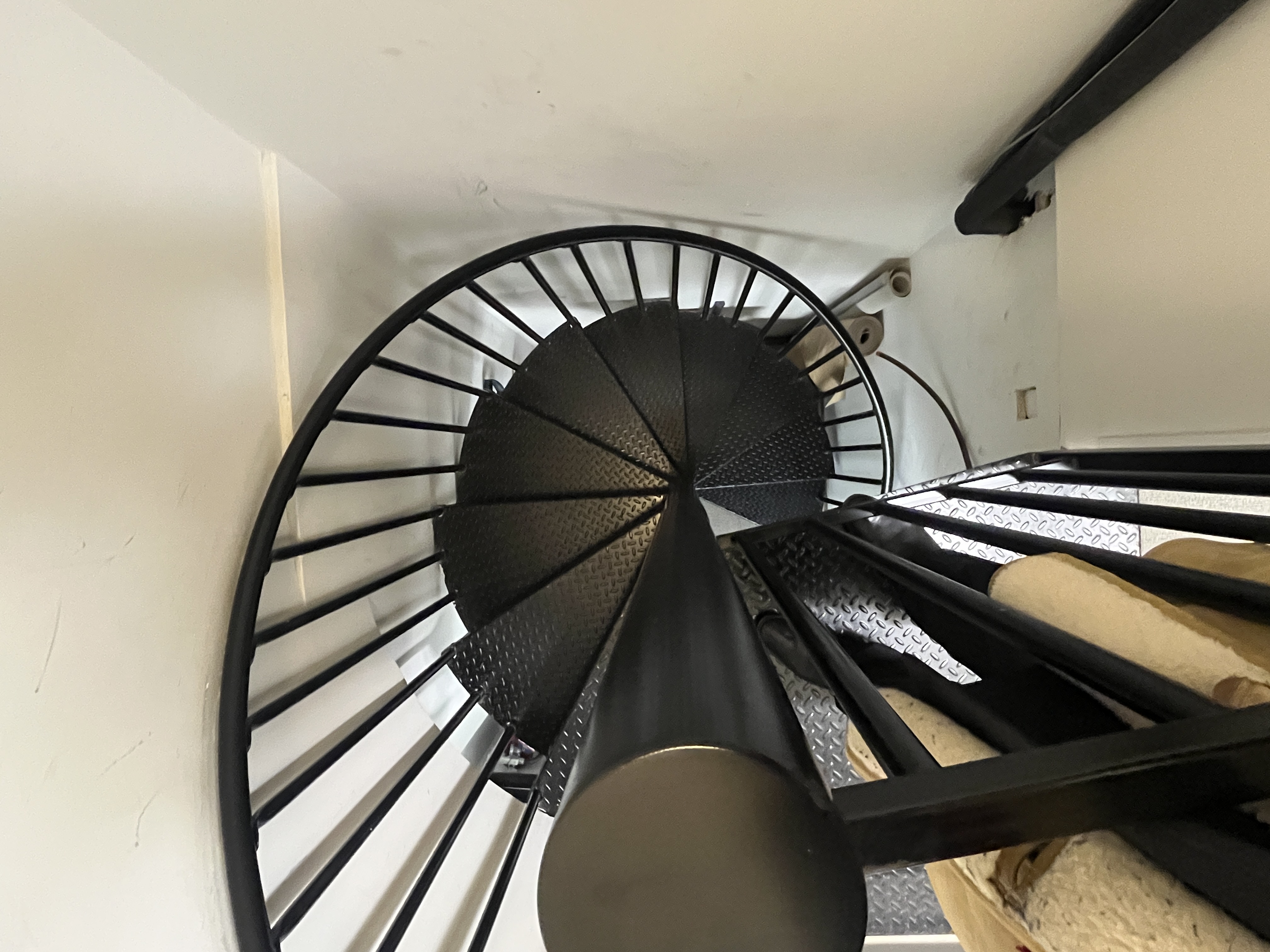 Spiral Staircase from Jewelry Store Demolition 