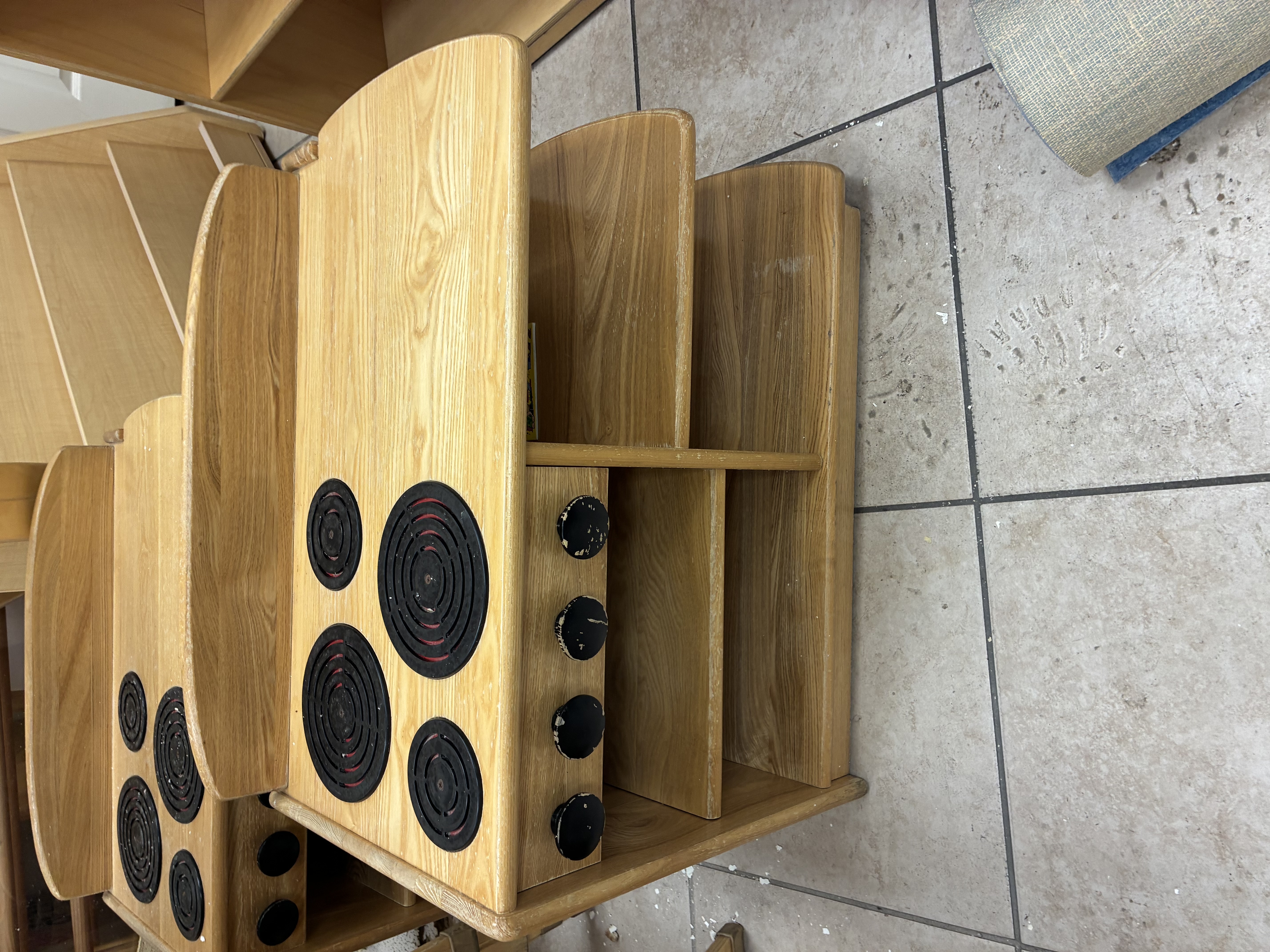 Two Wooden Play Stove Sets for Free