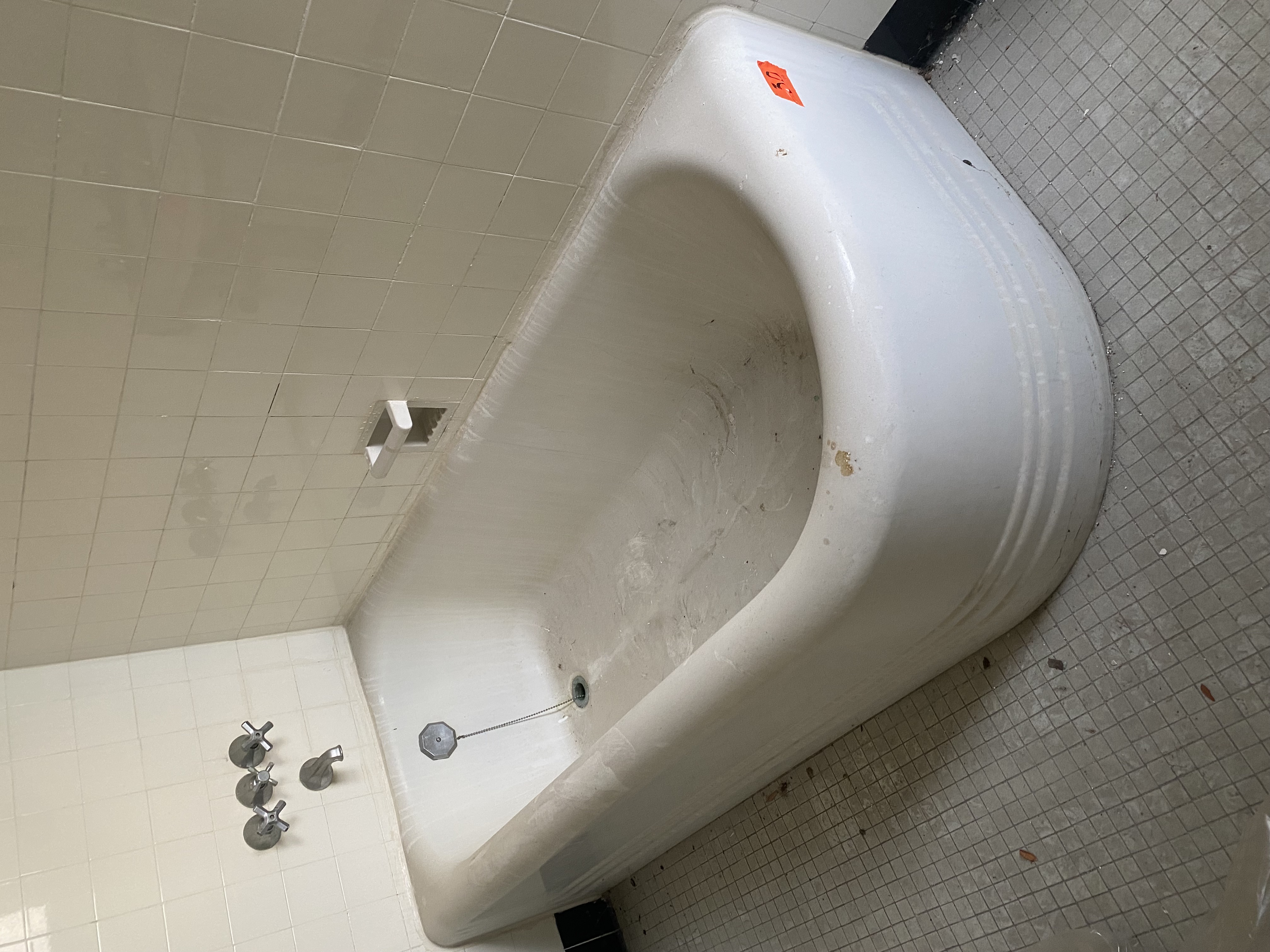 Cast Iron Bathtub (Rectangle/Rounded) from Renovation of Historic Governors Island Officer's Home (1891)