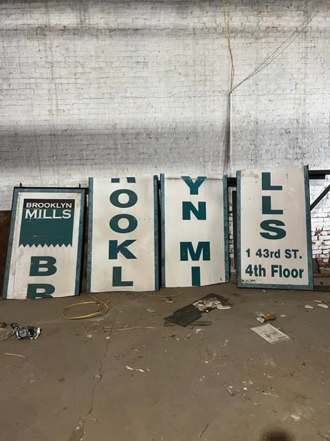 Tenant Signs: Brooklyn Mills from Bush Terminal