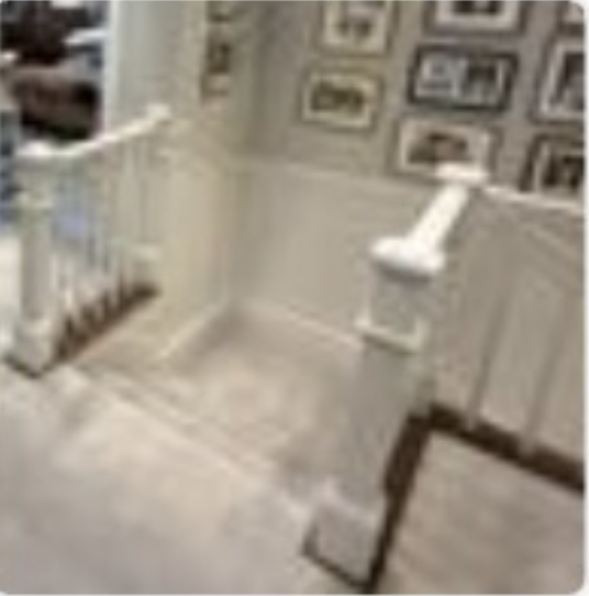 12-Foot Poplar Handrail: Solid Wood Stair Rail from NBCU Film Set (New)