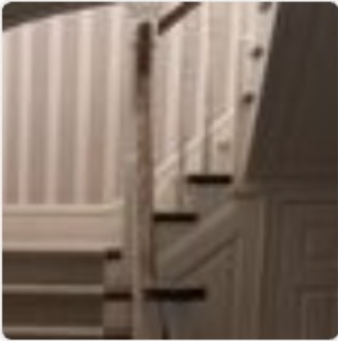 16-Foot Plowed Red Oak Handrail from NBCU Film Set (New)