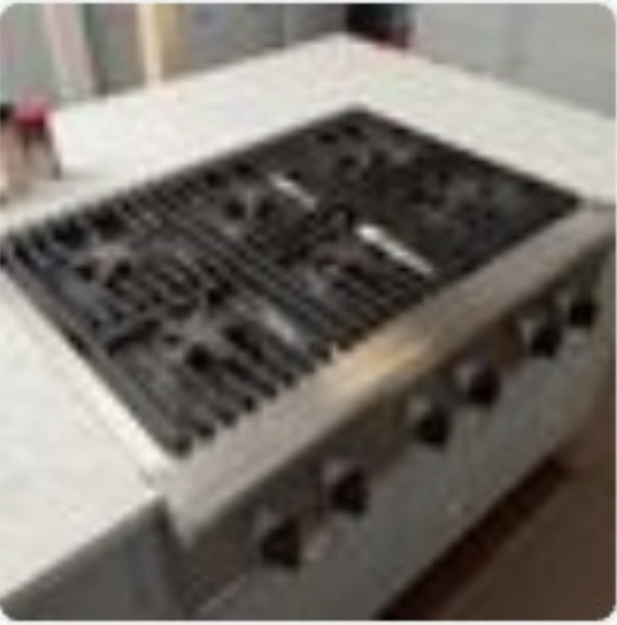 Thermador 36-Inch Stainless Steel Gas Range from Film Set (New)
