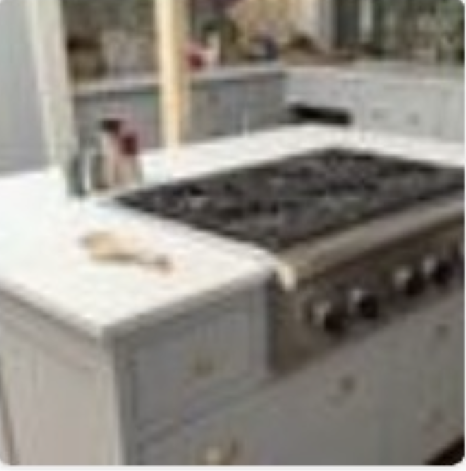 3CM Stone Kitchen Island Countertop from NBCU Film Set (New)