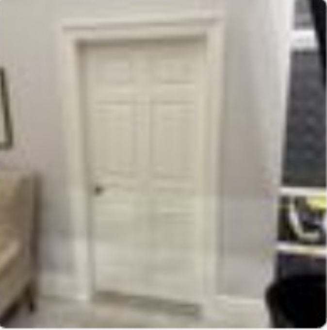 Door Rack with Doors (17-Piece Set): Riverhead Building Supply from Film Set (New)