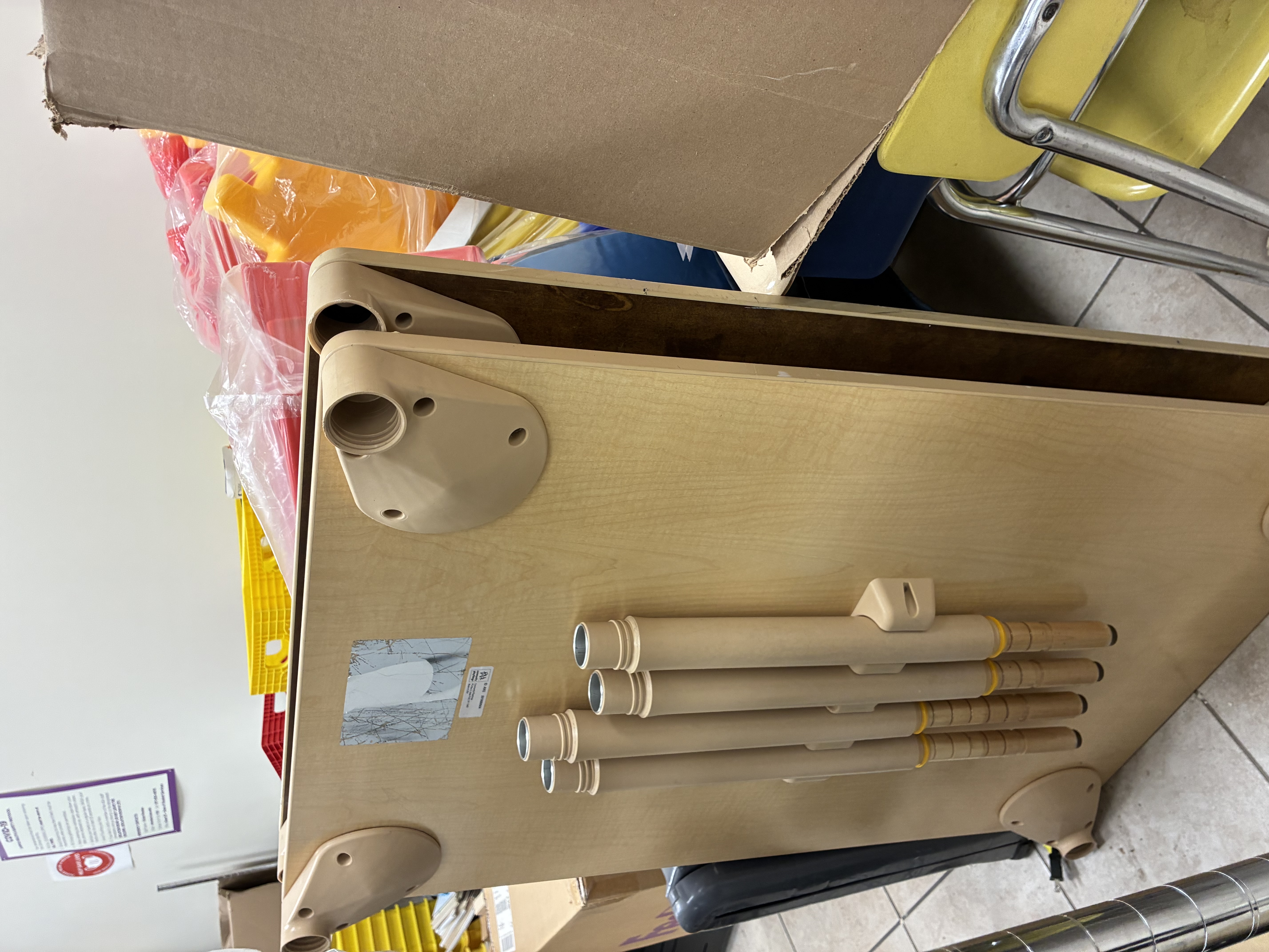 Work table for children in Lower School (1st and 2nd Grade)