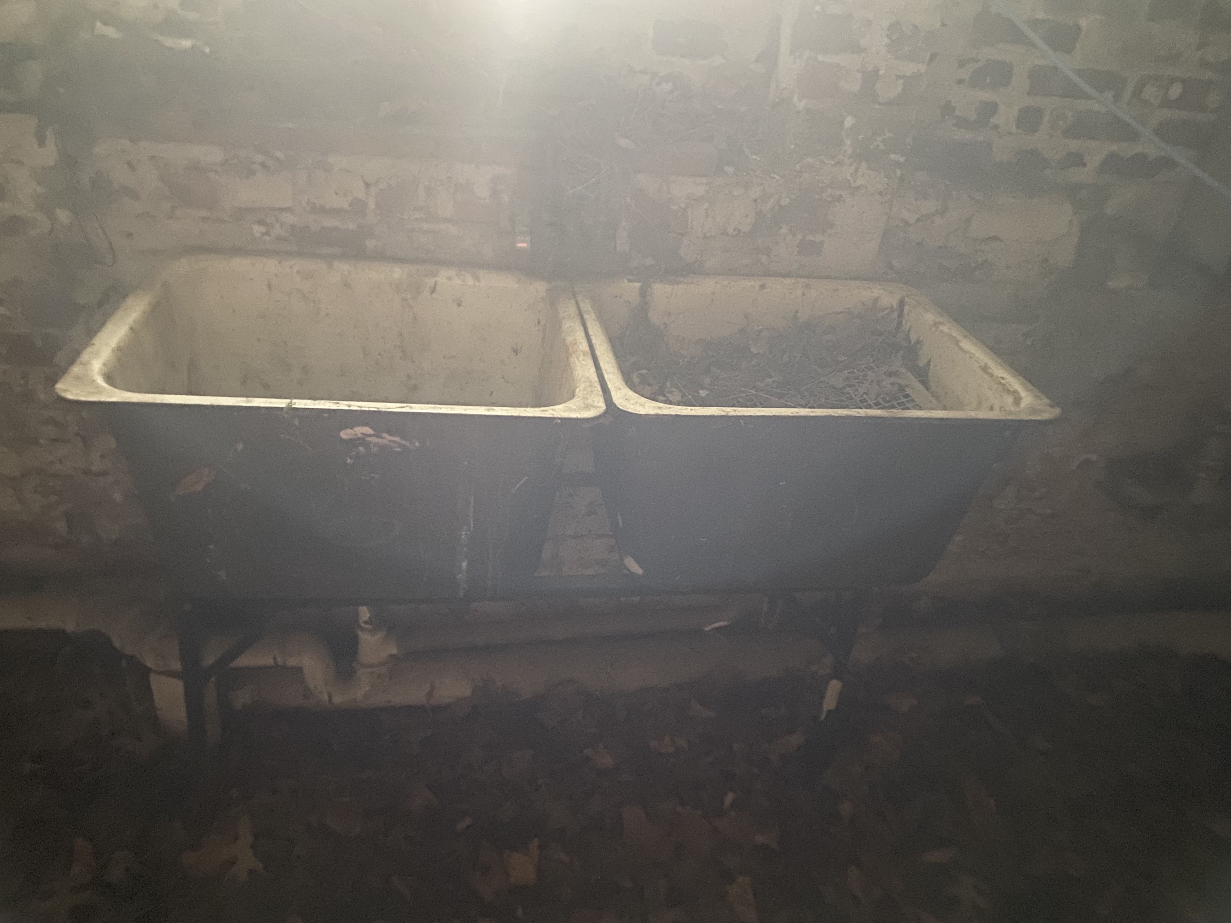 Cellar Sink from Renovation of Historic Governors Island Officer's Home