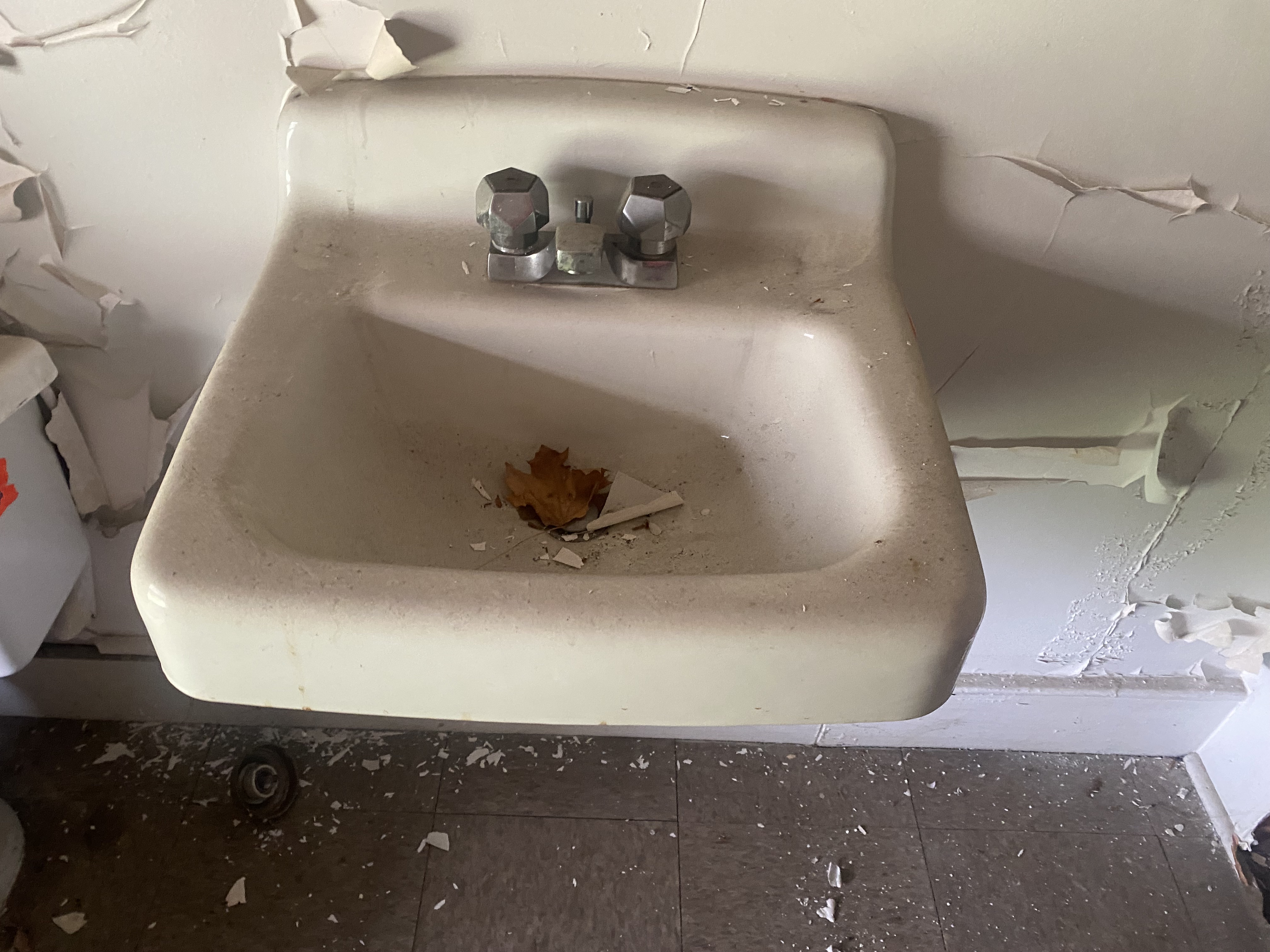 Wall-mounted Sink (#2) from Renovation of Historic Governors Island Officer's Home
