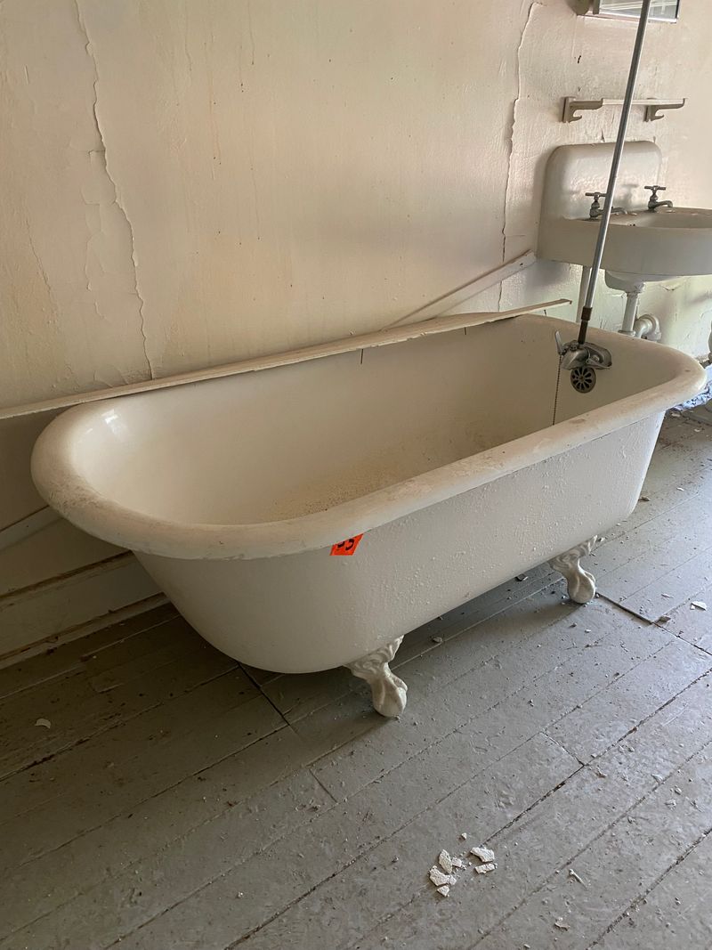Clawfoot Bathtub from Historic Officer's Home on Governors Island (1891)