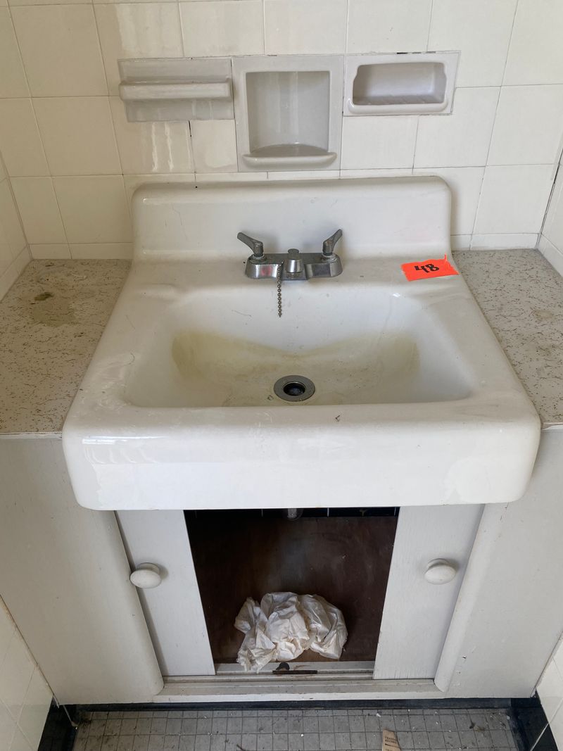 Bathroom Sink (Rectangular) from renovation of Historic Officer's Home on Governors Island