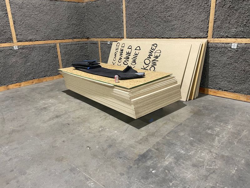 Particle Board from Godfather of Harlem Film Set Clear-out