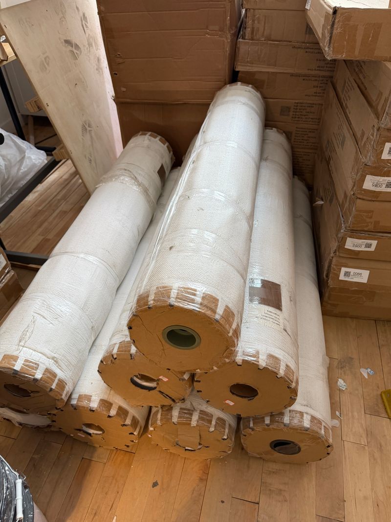 PVC Walnut Color Wallpaper