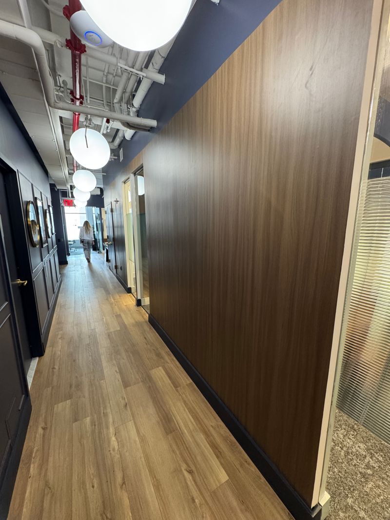 PVC Walnut Color Wallpaper