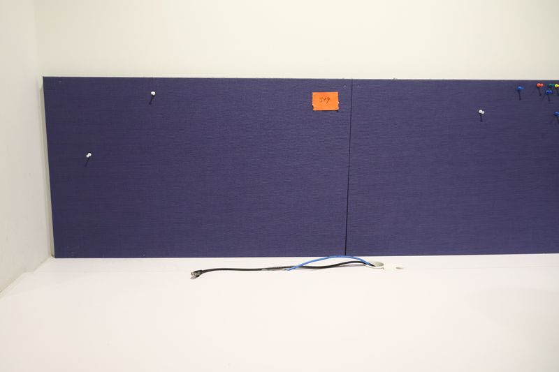 Blue acoustic panel