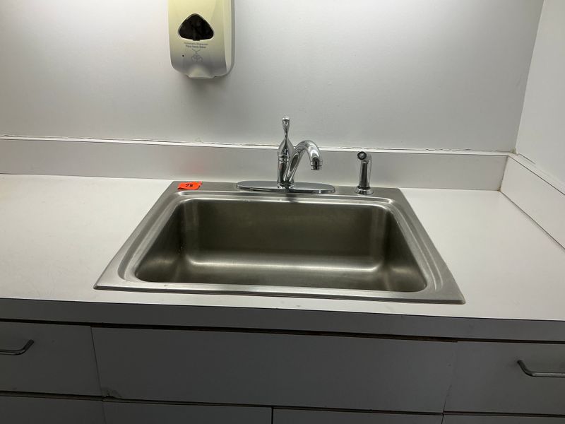 Metal Sink & Faucet