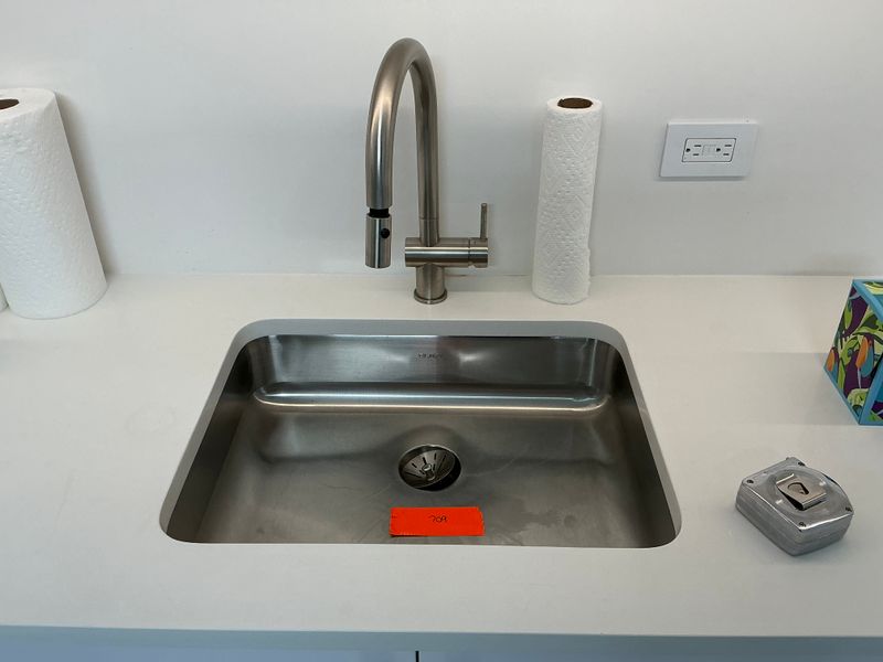 Sink and faucet