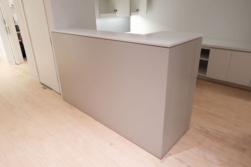 Reception Desk with Marble Countertop