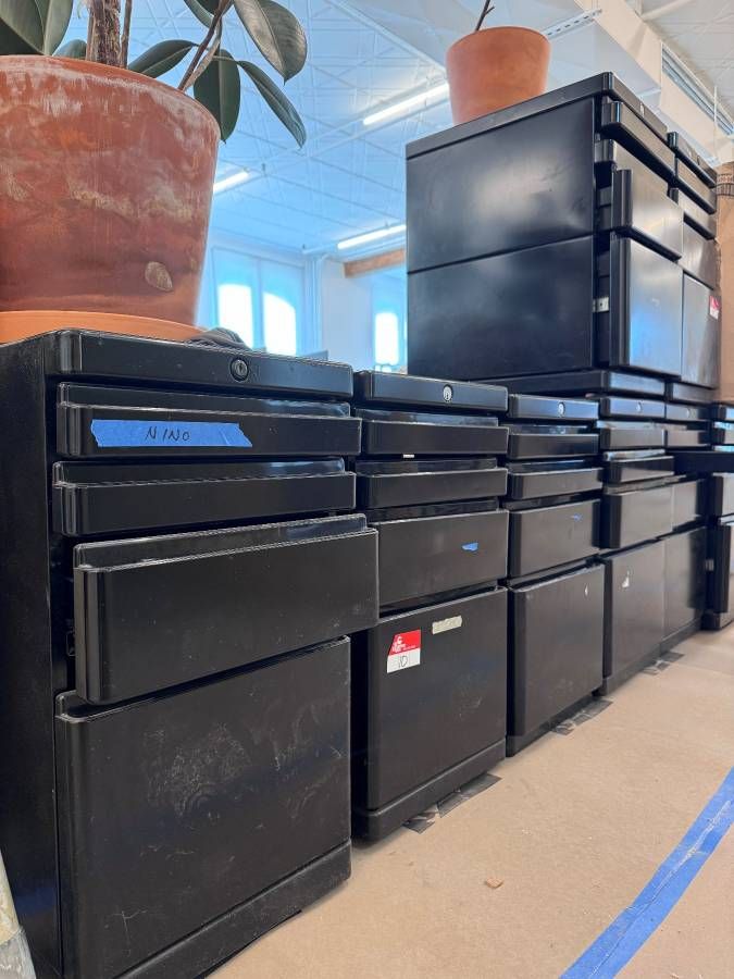 Cabinets - industrial pedestal storage