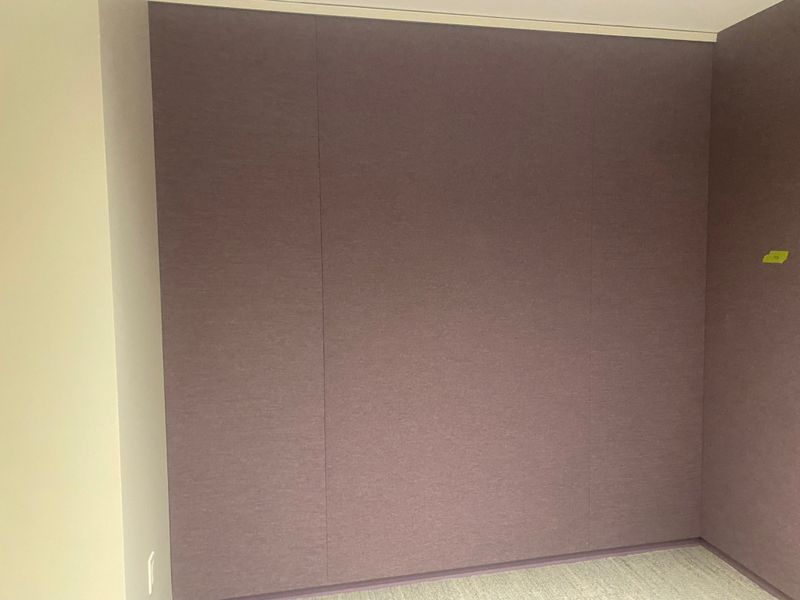 Acoustic wall panel, purple